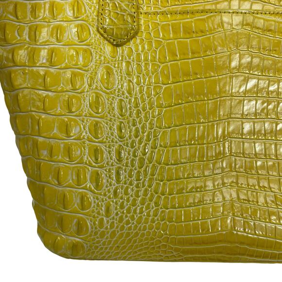 Brahmin Medium Asher Tote Bag Shoulder Bag Buttercup Melbourne Yellow - Picture 8 of 14